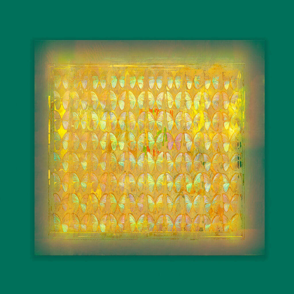 Fluttering Lights - Green Gold