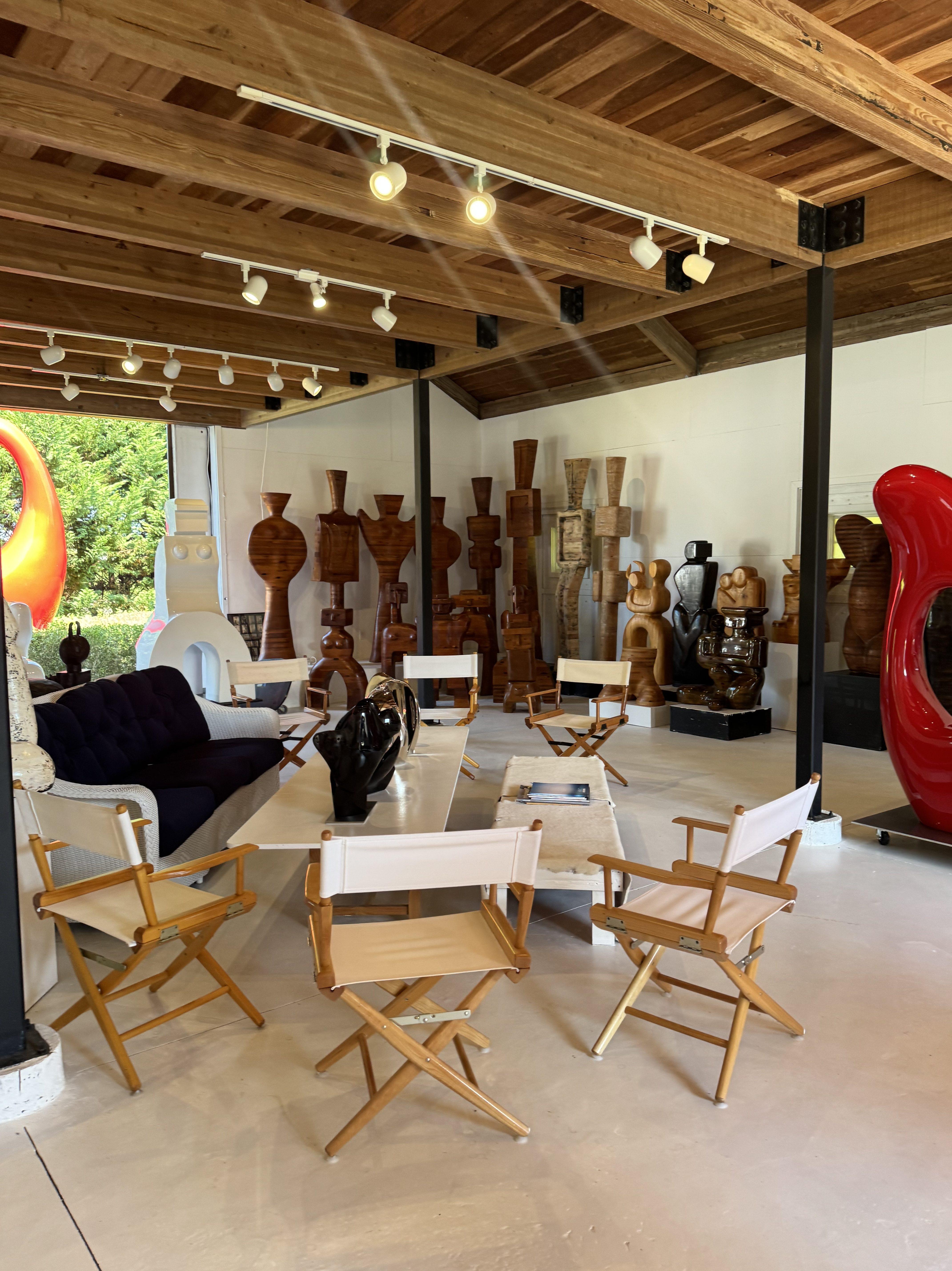 A wonderful visit to Mia Fonssagrives-studio in the Hamptons.