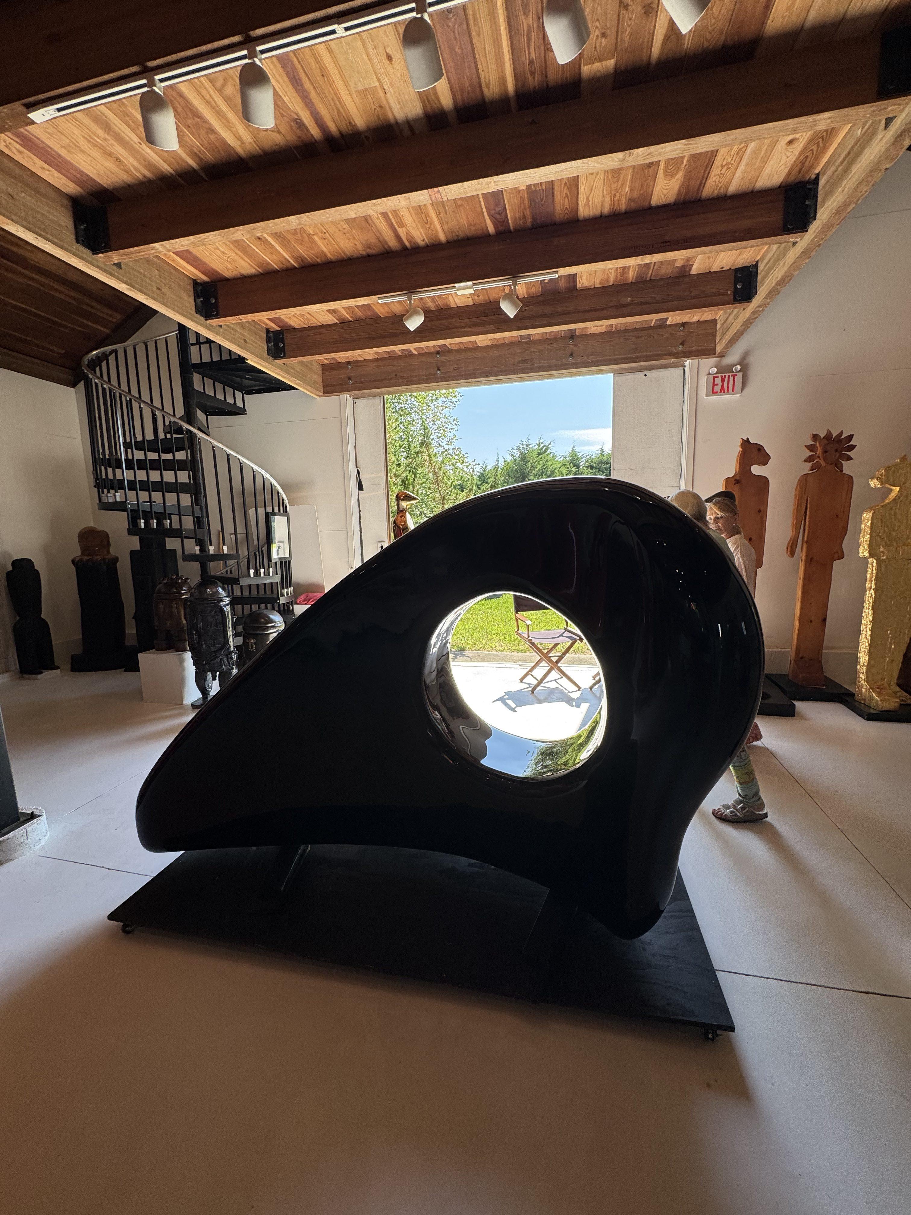 A wonderful visit to Mia Fonssagrives-studio in the Hamptons.