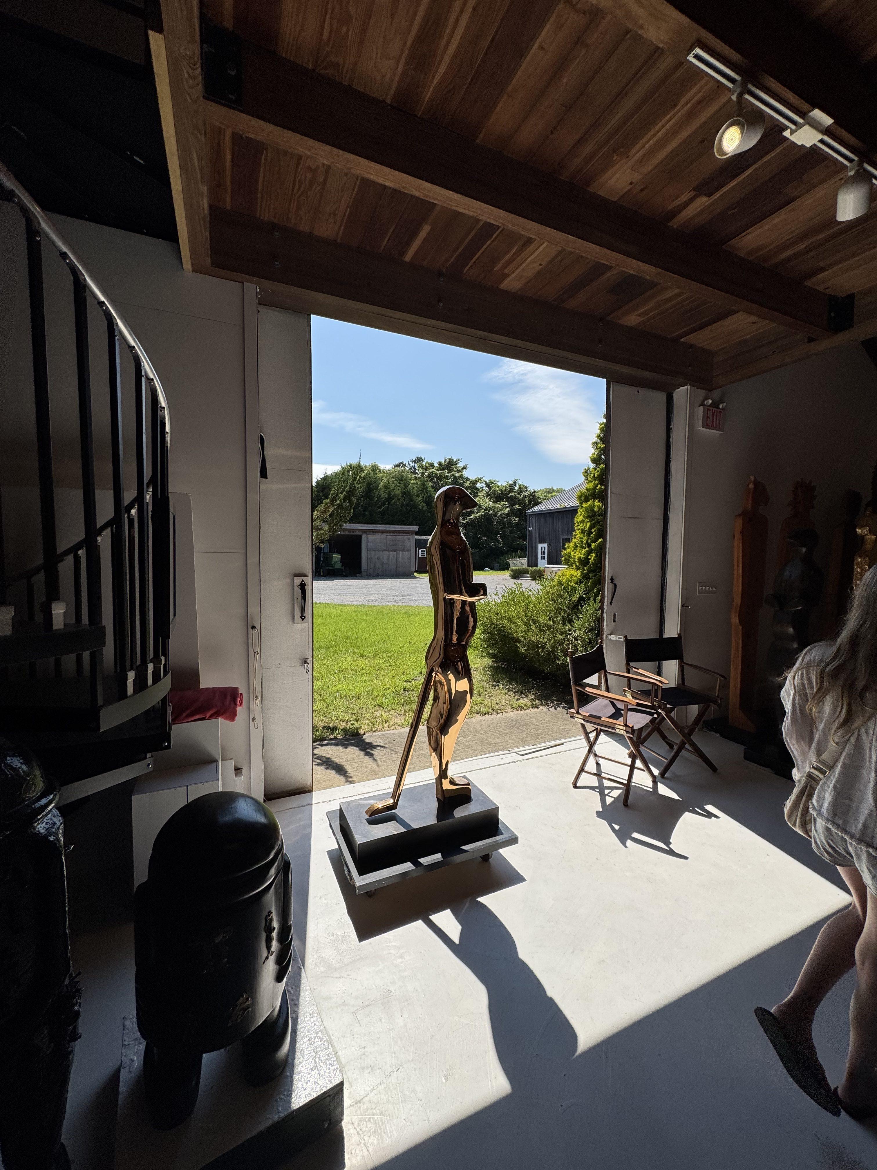 A wonderful visit to Mia Fonssagrives-studio in the Hamptons.