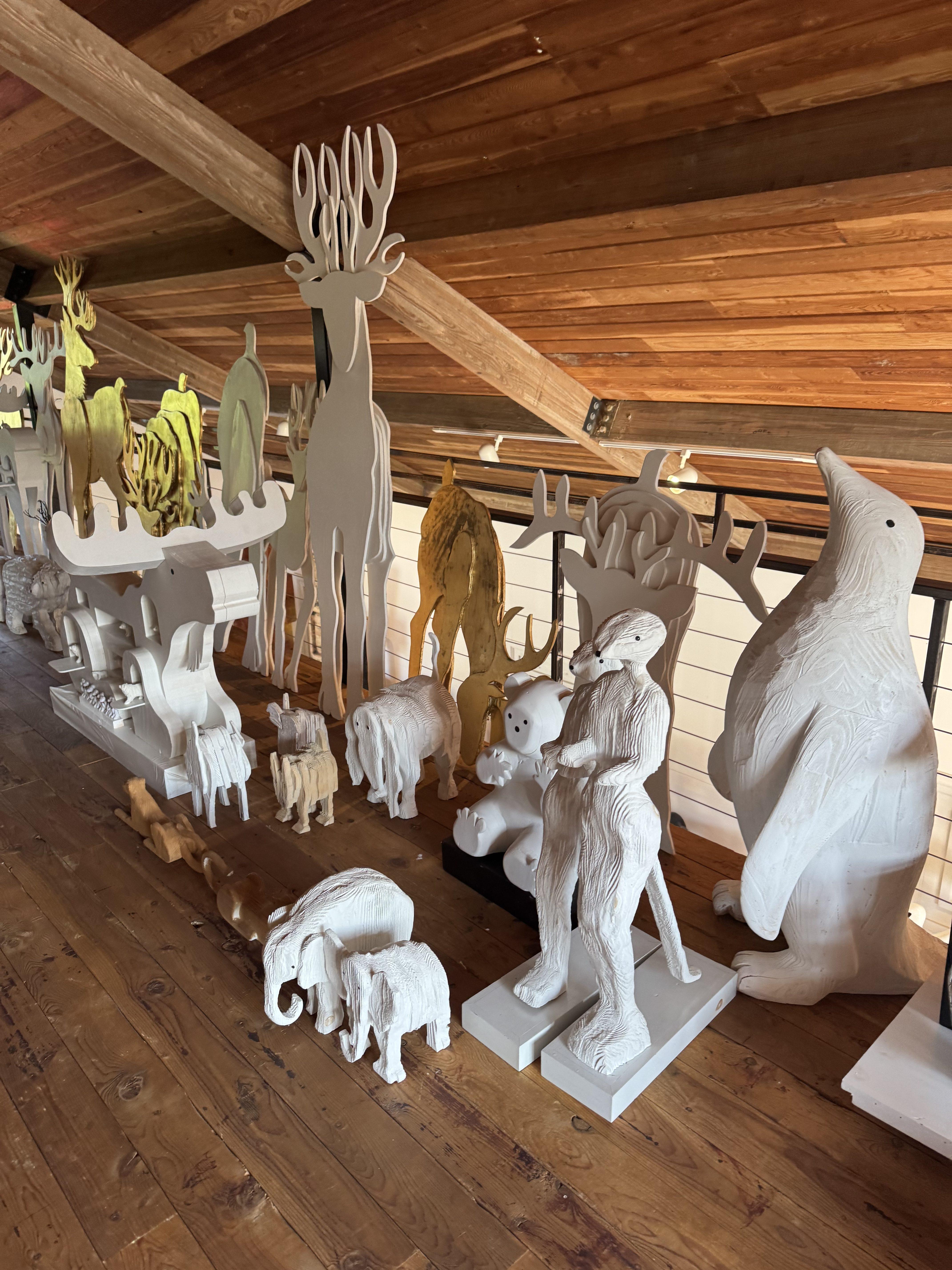 A wonderful visit to Mia Fonssagrives-studio in the Hamptons.
