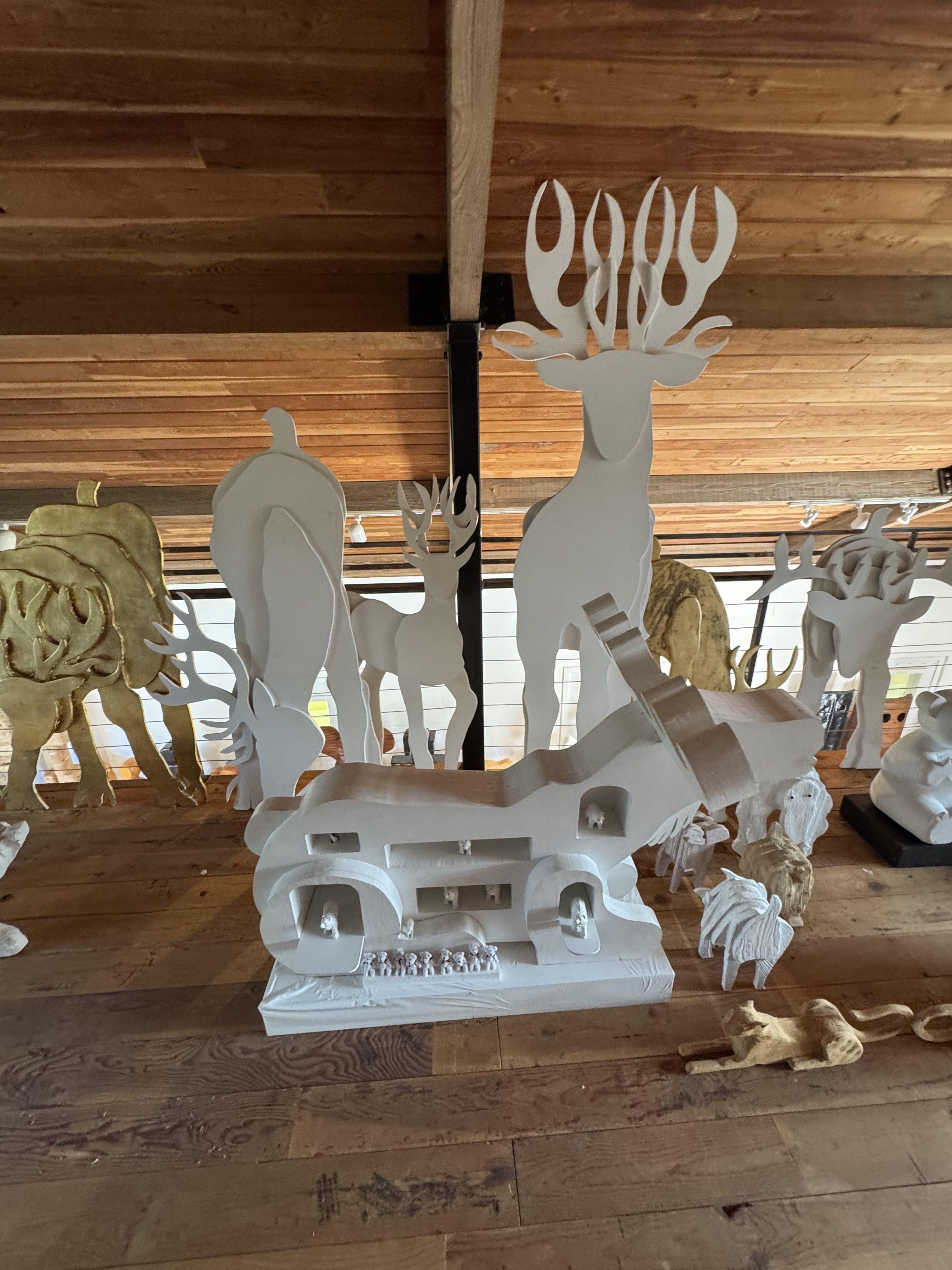 A wonderful visit to Mia Fonssagrives-studio in the Hamptons.