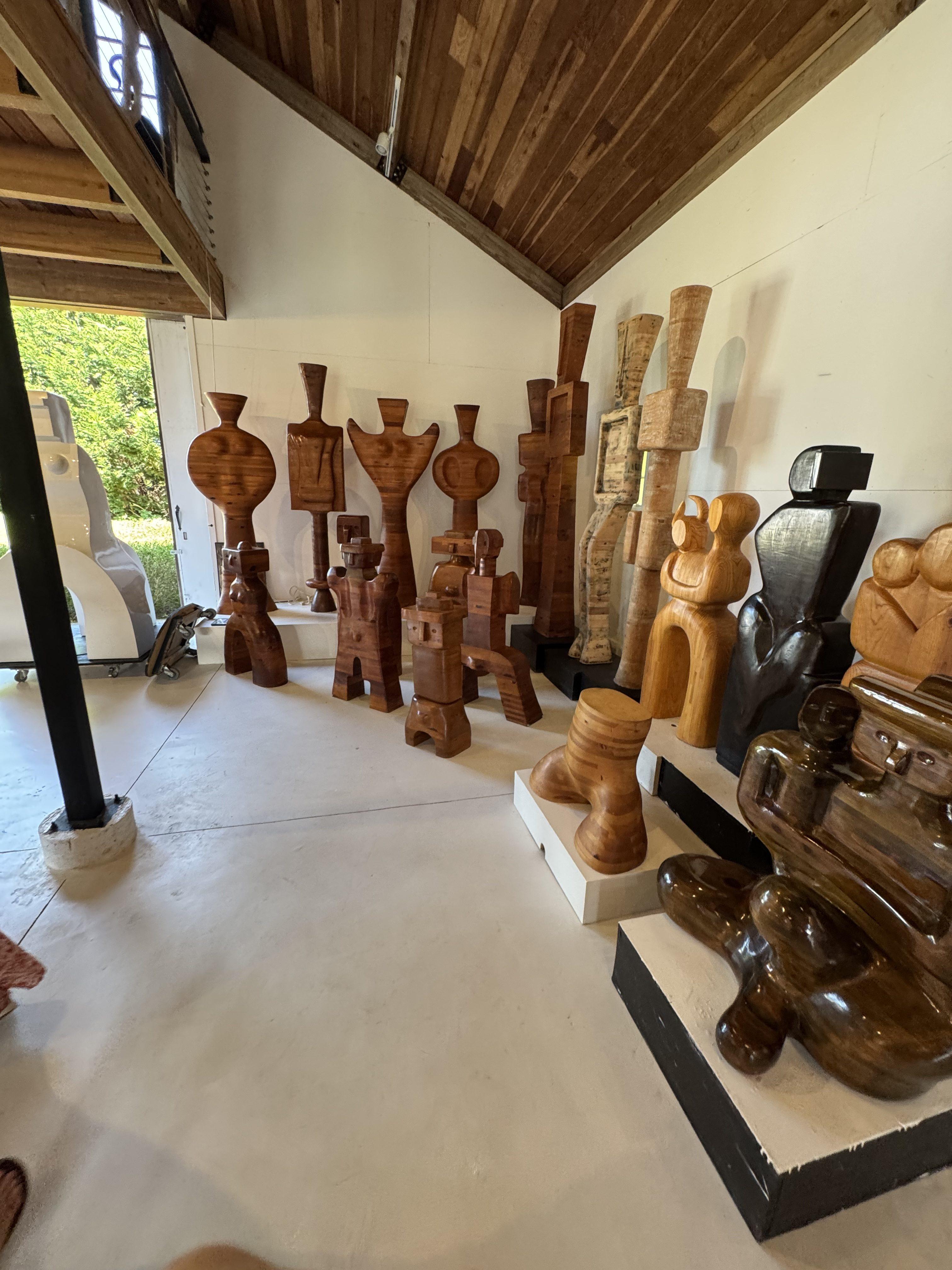 A wonderful visit to Mia Fonssagrives-studio in the Hamptons.