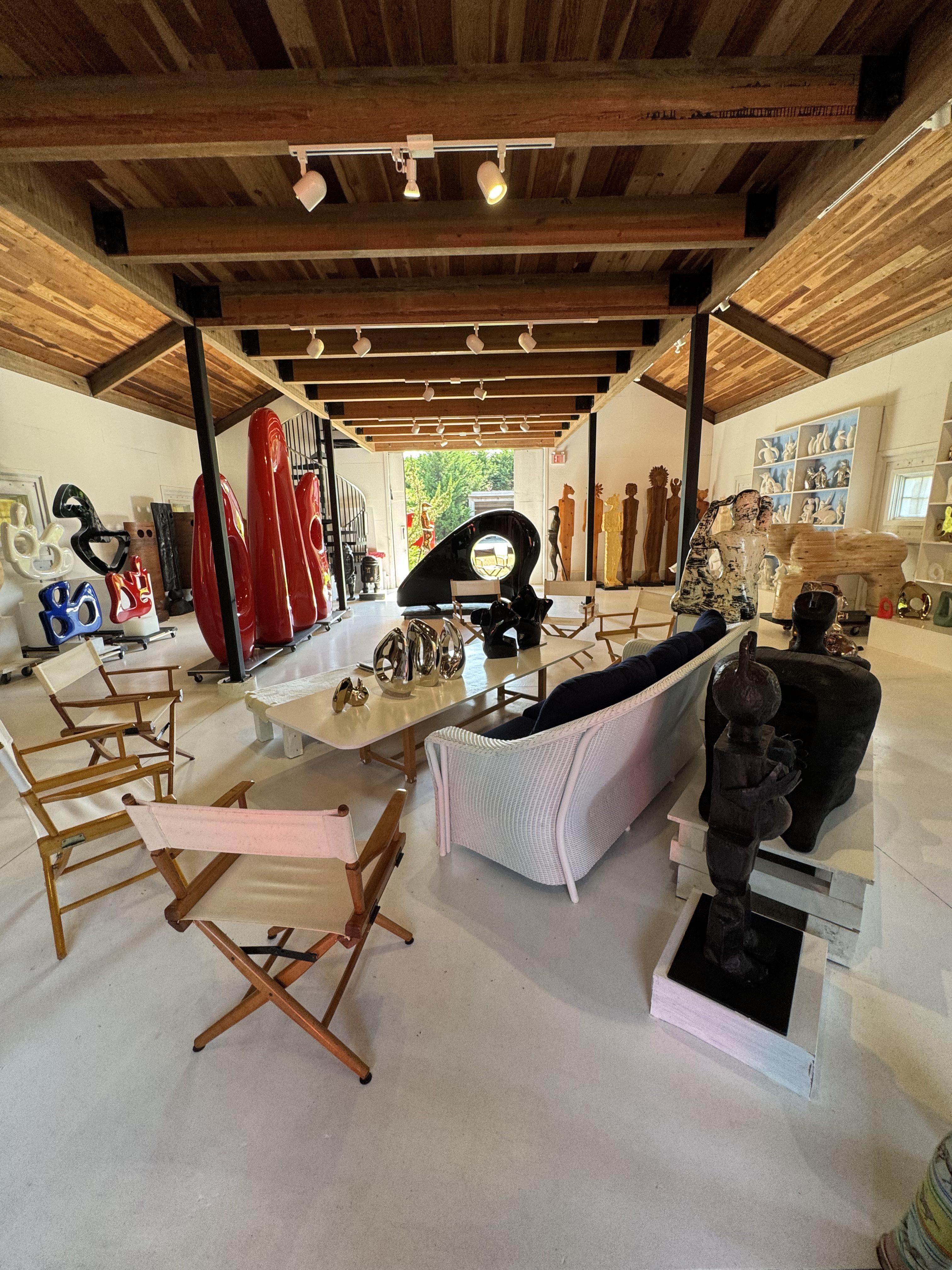 A wonderful visit to Mia Fonssagrives-studio in the Hamptons.