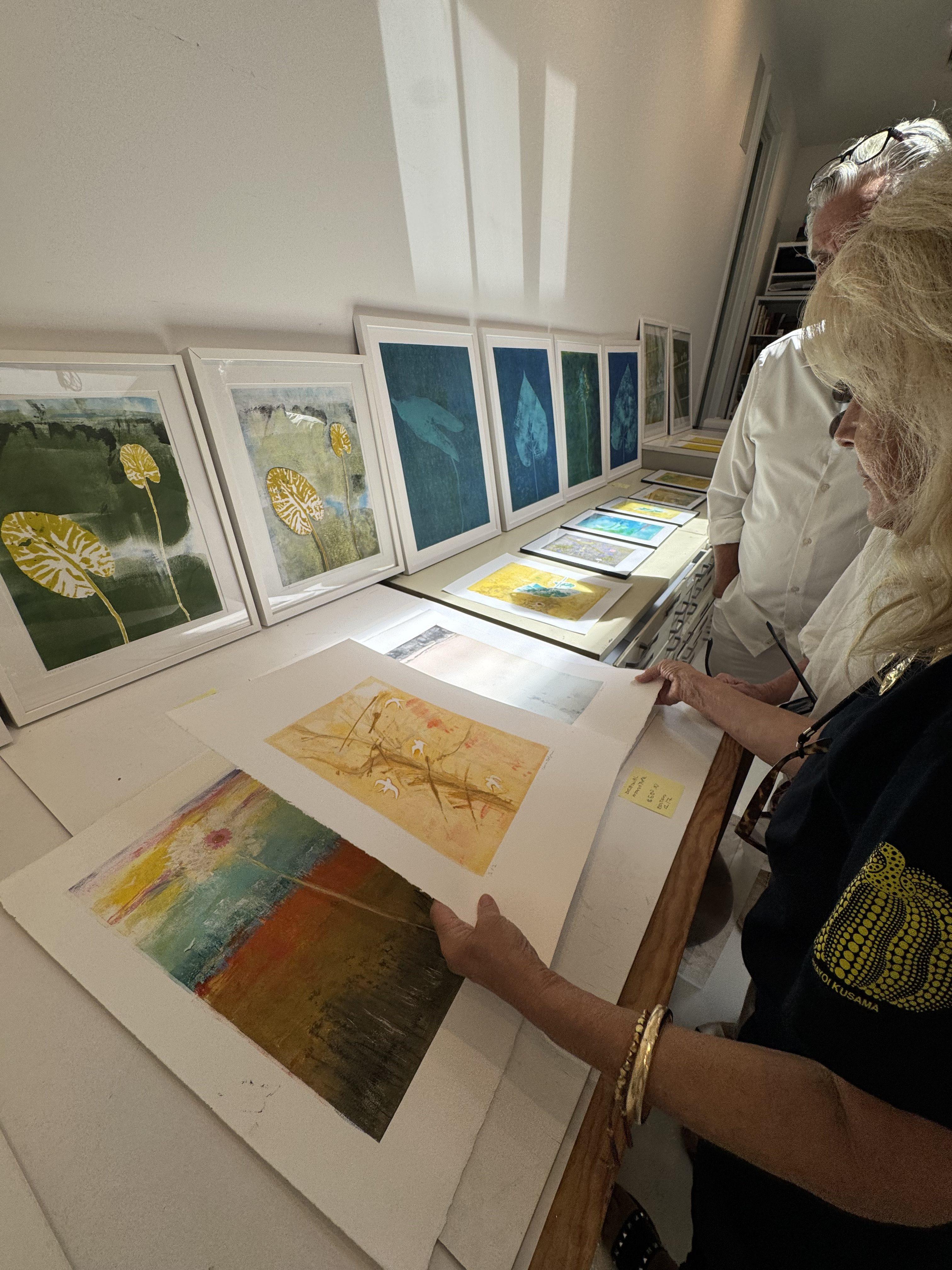 A visit to Shelter Island and a wonderful studio visit with artist Laurie Dolphin.