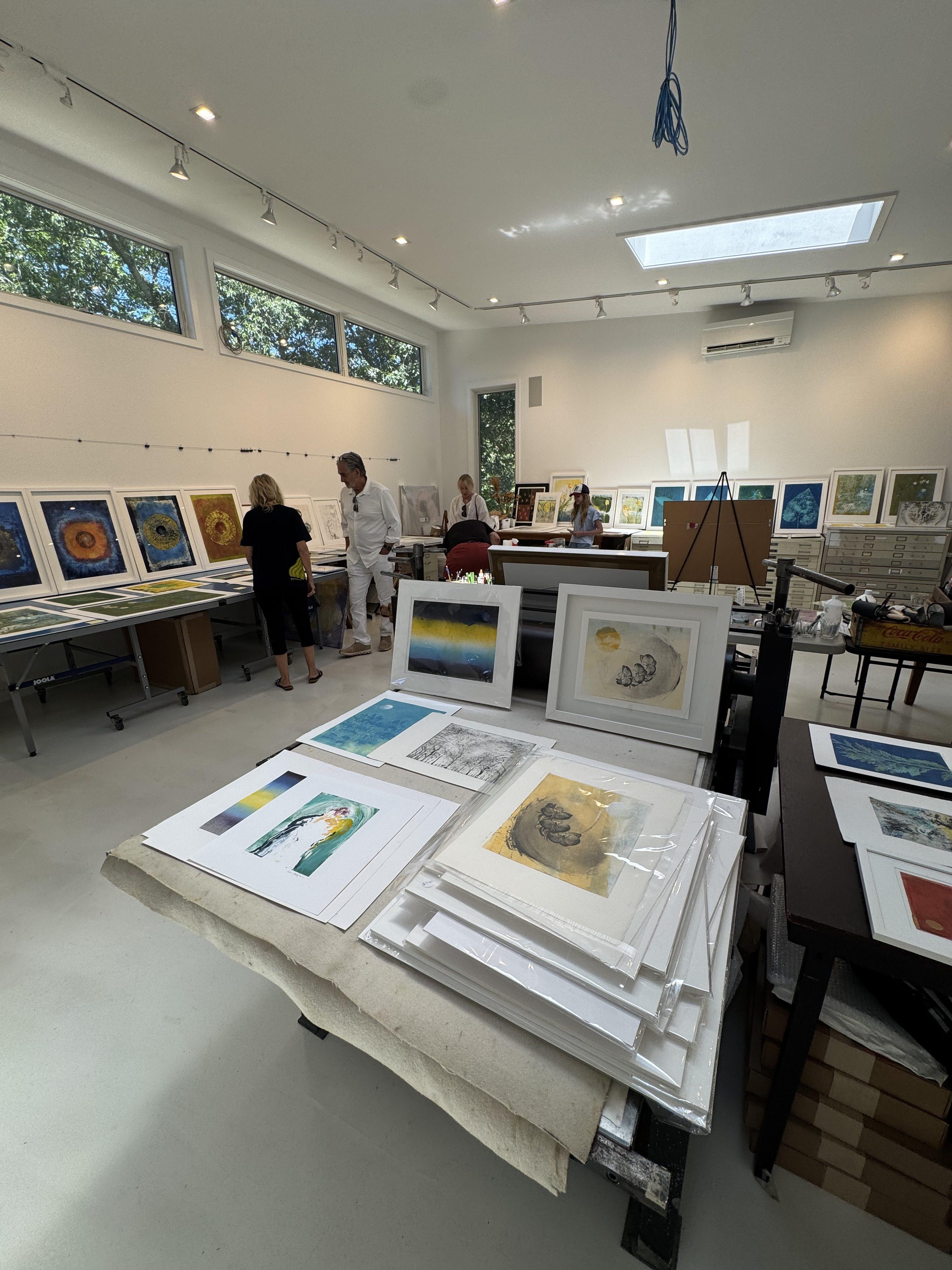 A visit to Shelter Island and a wonderful studio visit with artist Laurie Dolphin.