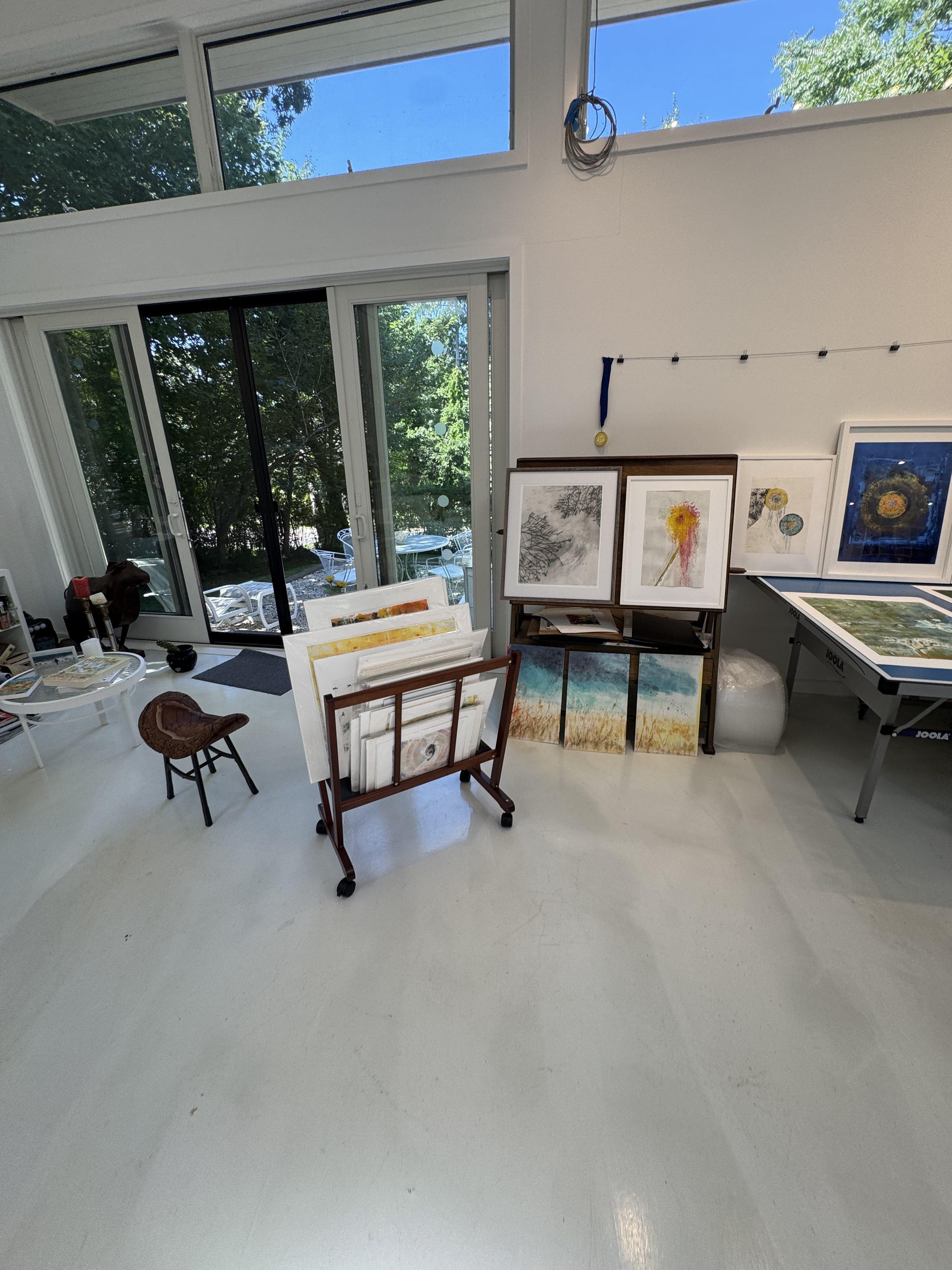 A visit to Shelter Island and a wonderful studio visit with artist Laurie Dolphin.