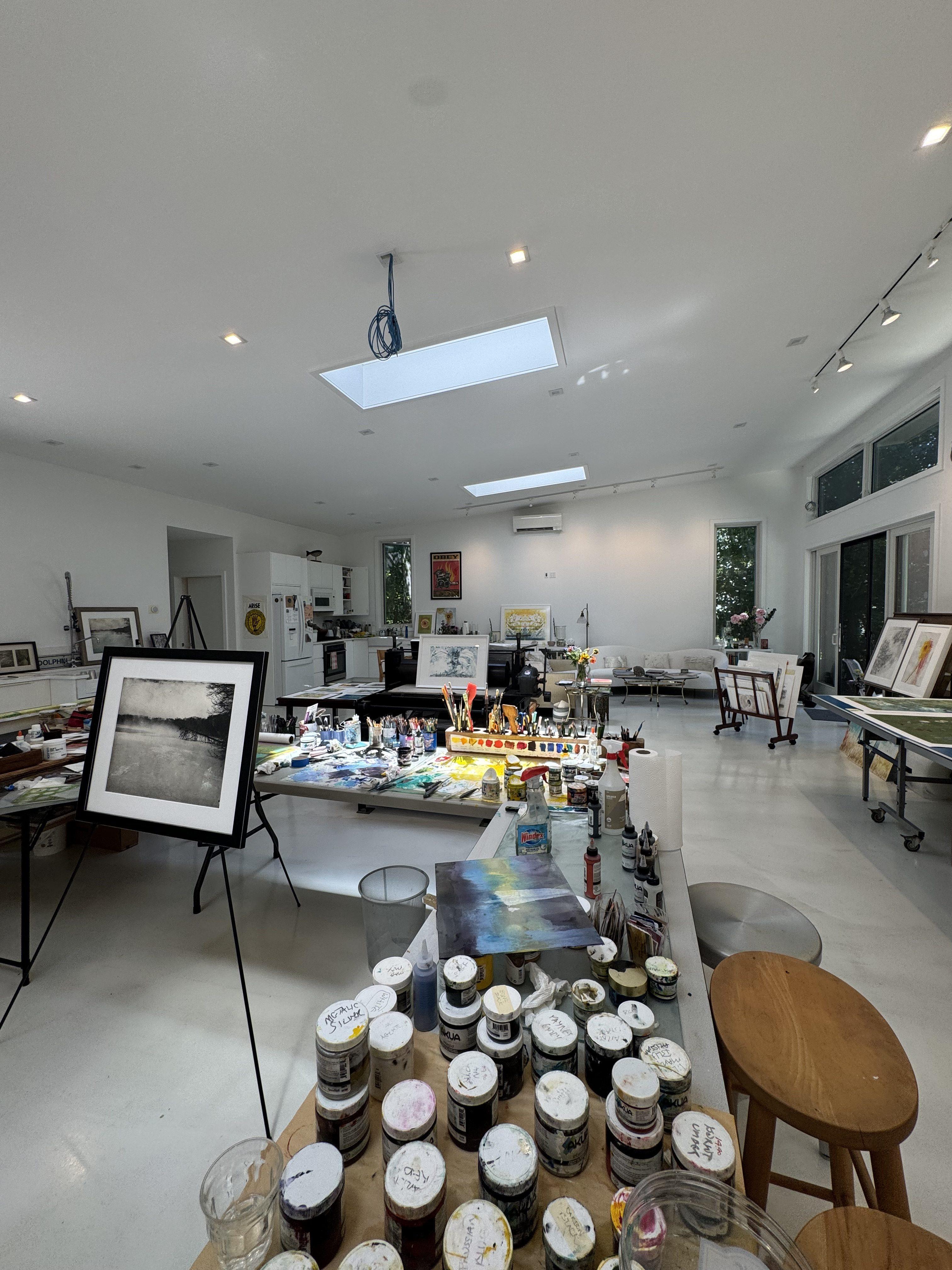 A visit to Shelter Island and a wonderful studio visit with artist Laurie Dolphin.