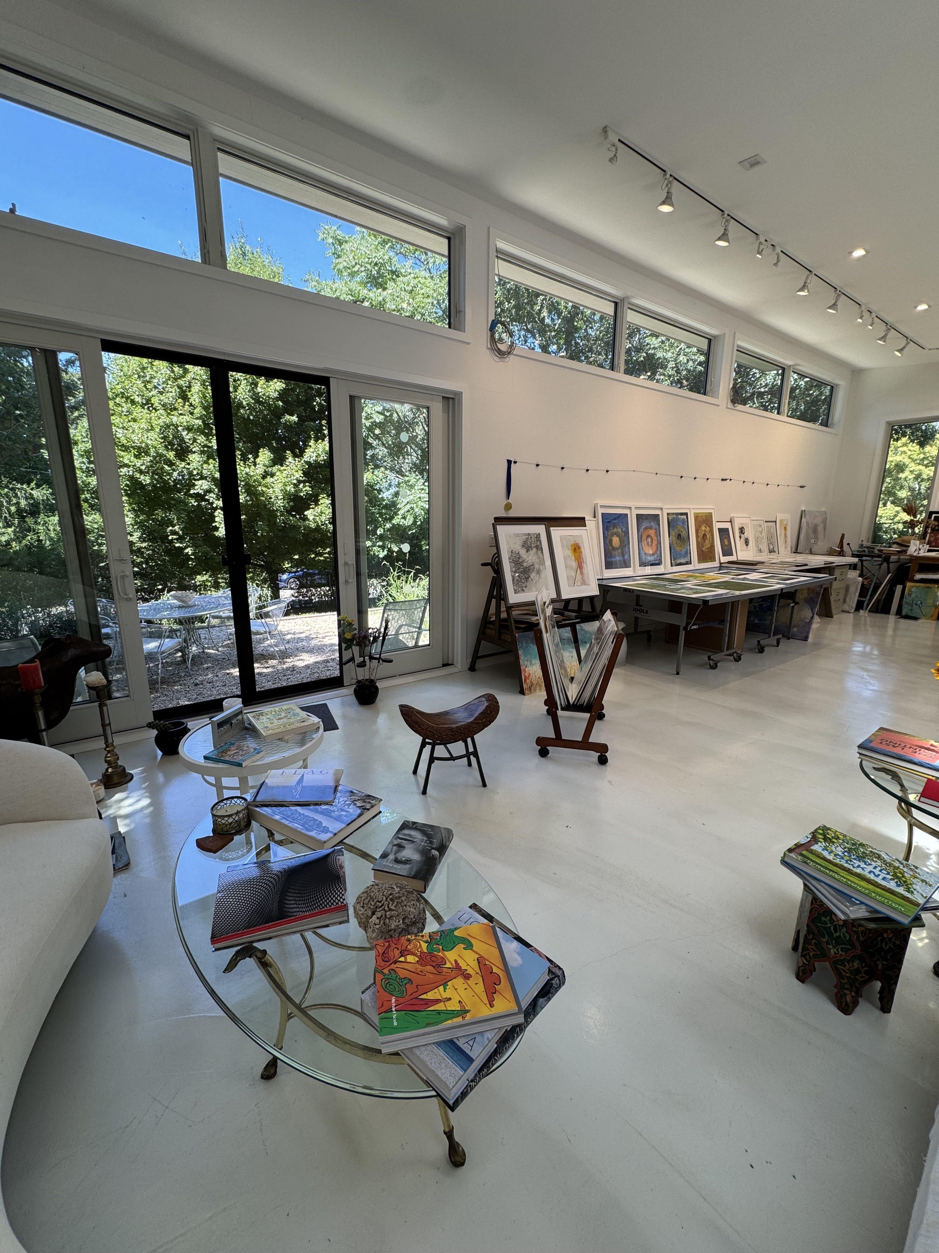A visit to Shelter Island and a wonderful studio visit with artist Laurie Dolphin.