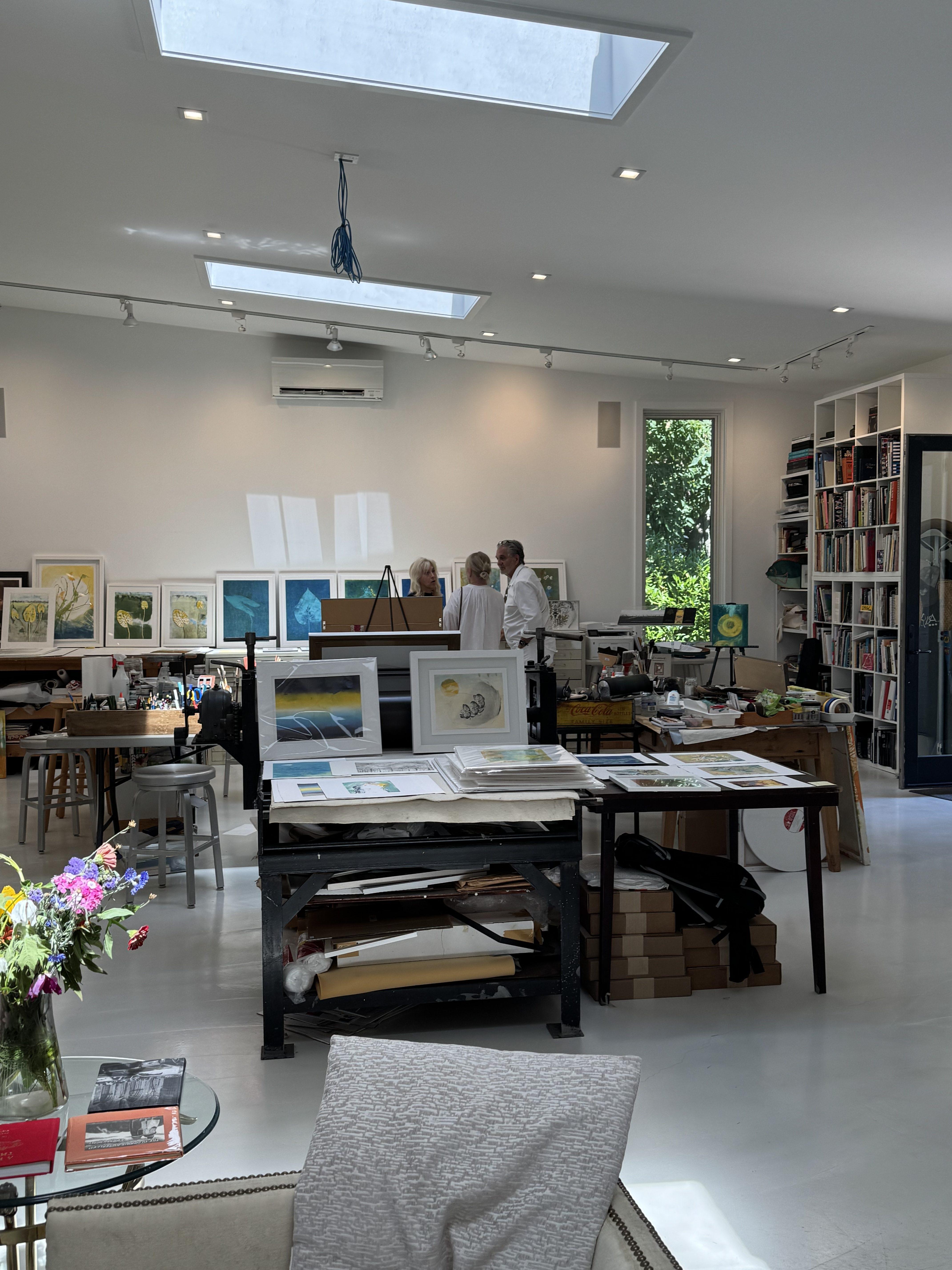 A visit to Shelter Island and a wonderful studio visit with artist Laurie Dolphin.