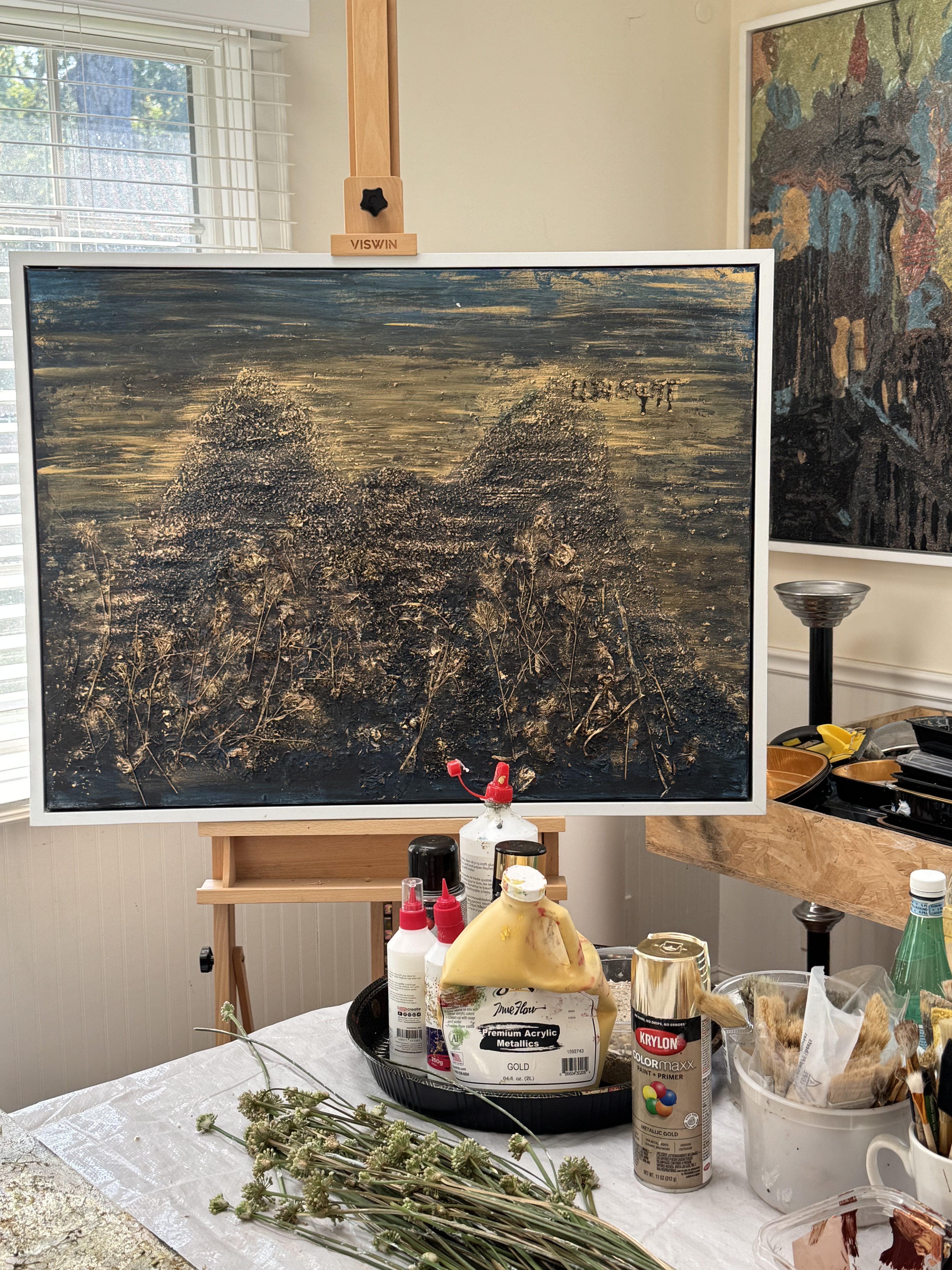 Christine’s studio, a place where art meets soul. ❤️