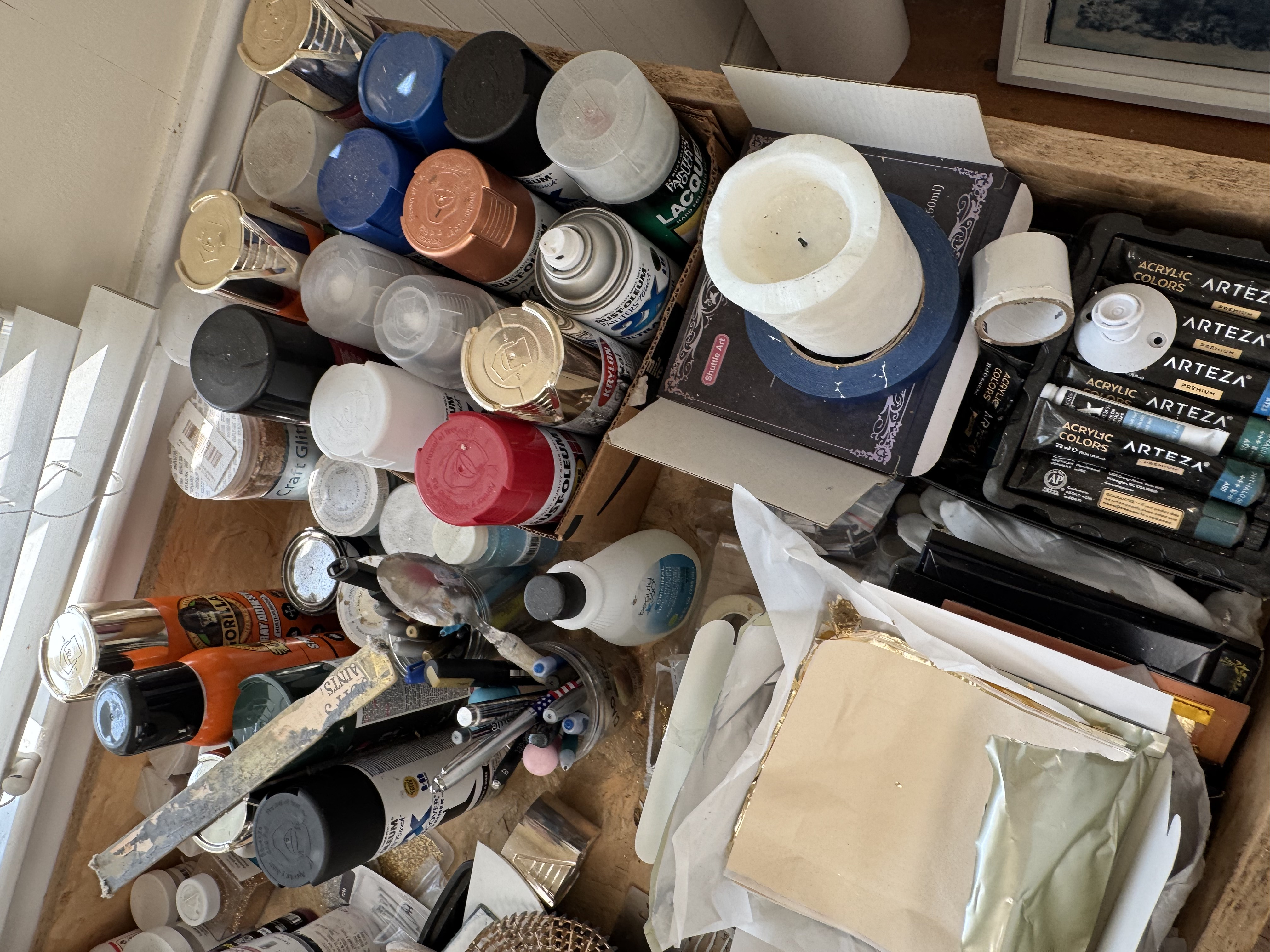 Christine’s studio, a place where art meets soul. ❤️
