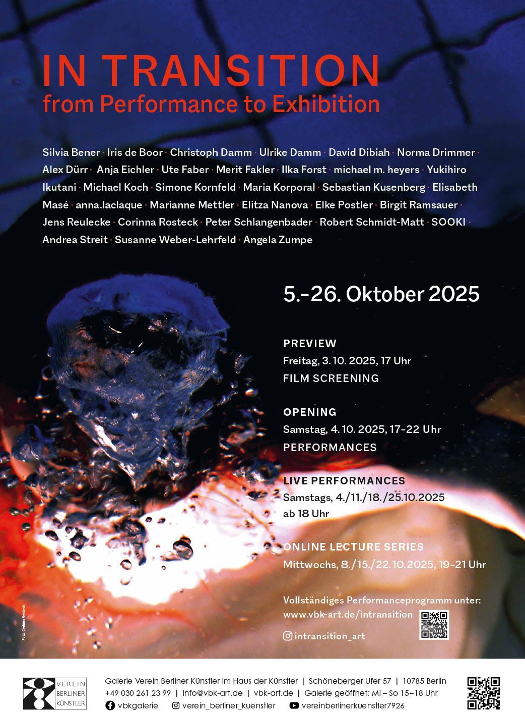 IN TRANSITION – from Performance to Exhibition